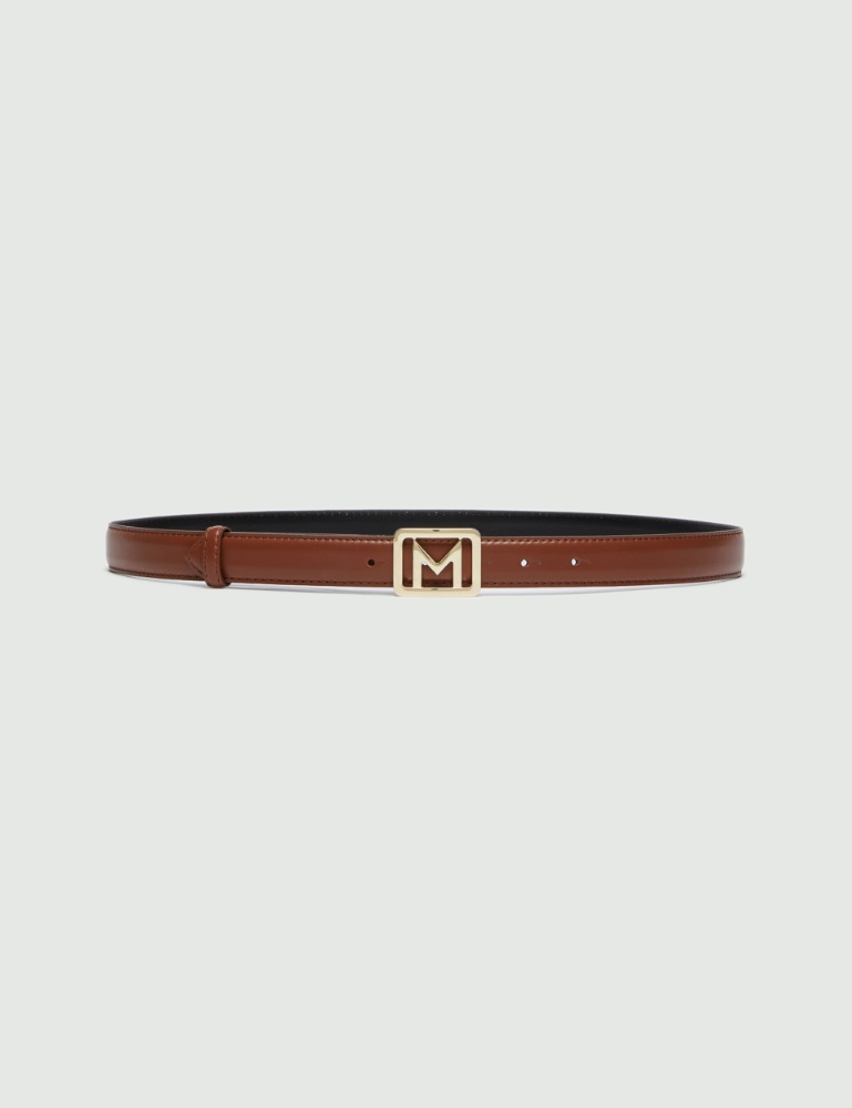 Leather belt - Tobacco - Marella