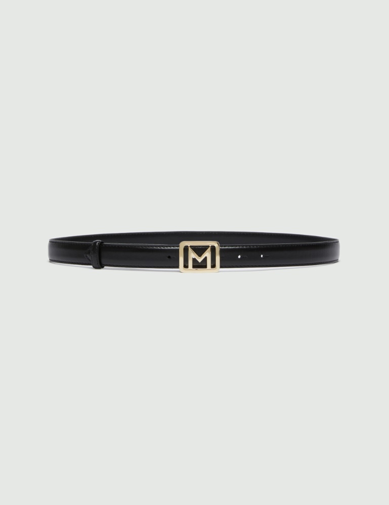 Leather belt - Black - Marella
