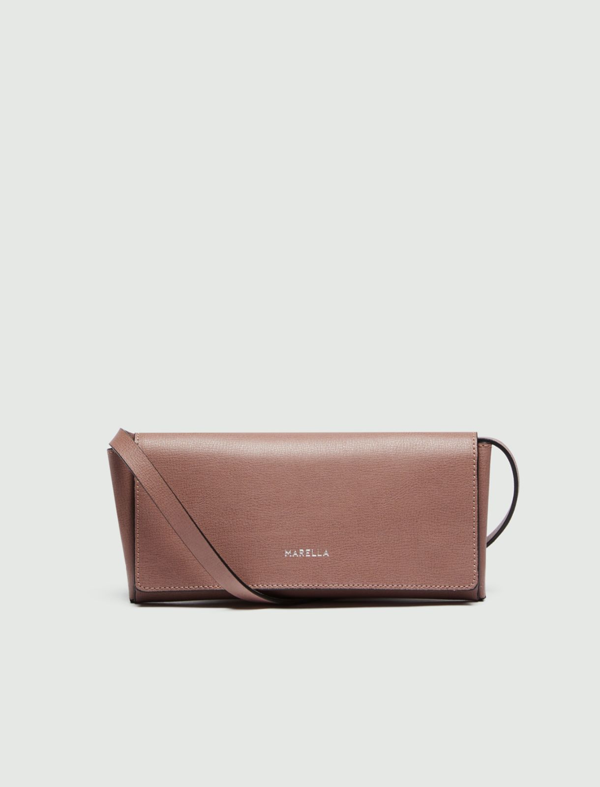 Portemonnaie-Tasche aus Leder  - Altrosa - Marella