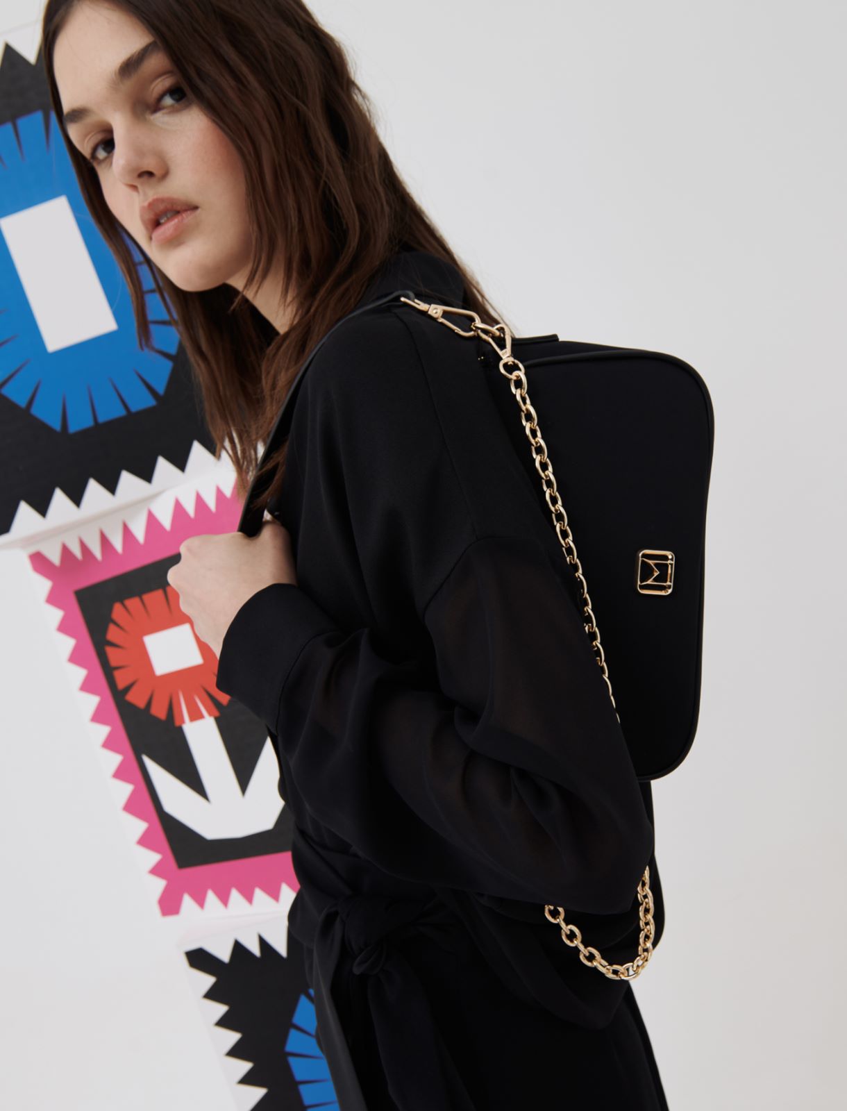 Neoprene bag, black - Marella