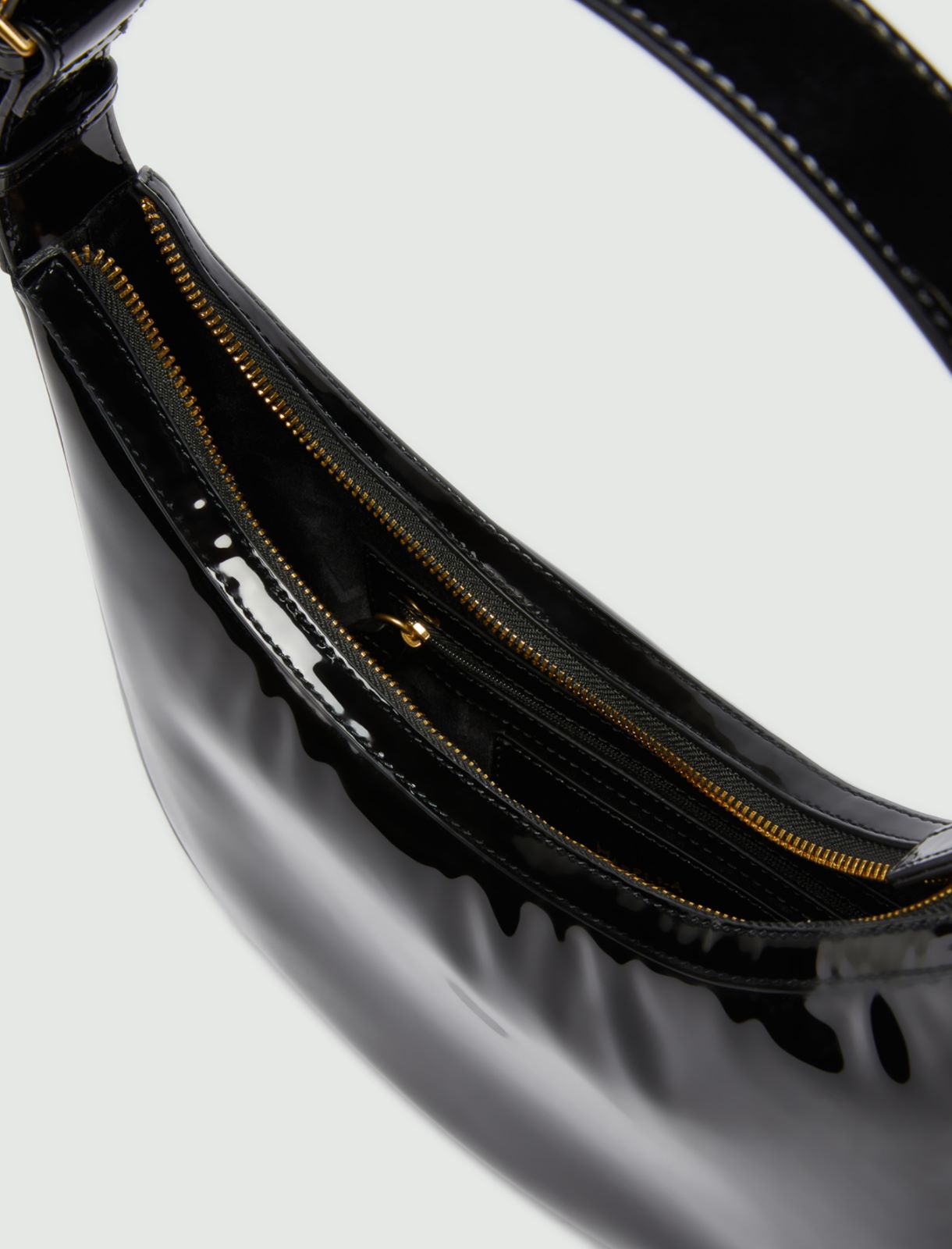 Patent leather bag, black | Marella