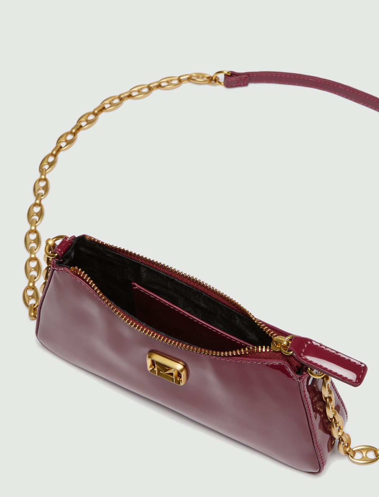 Patent leather bag - Bordeaux - Marella - 3
