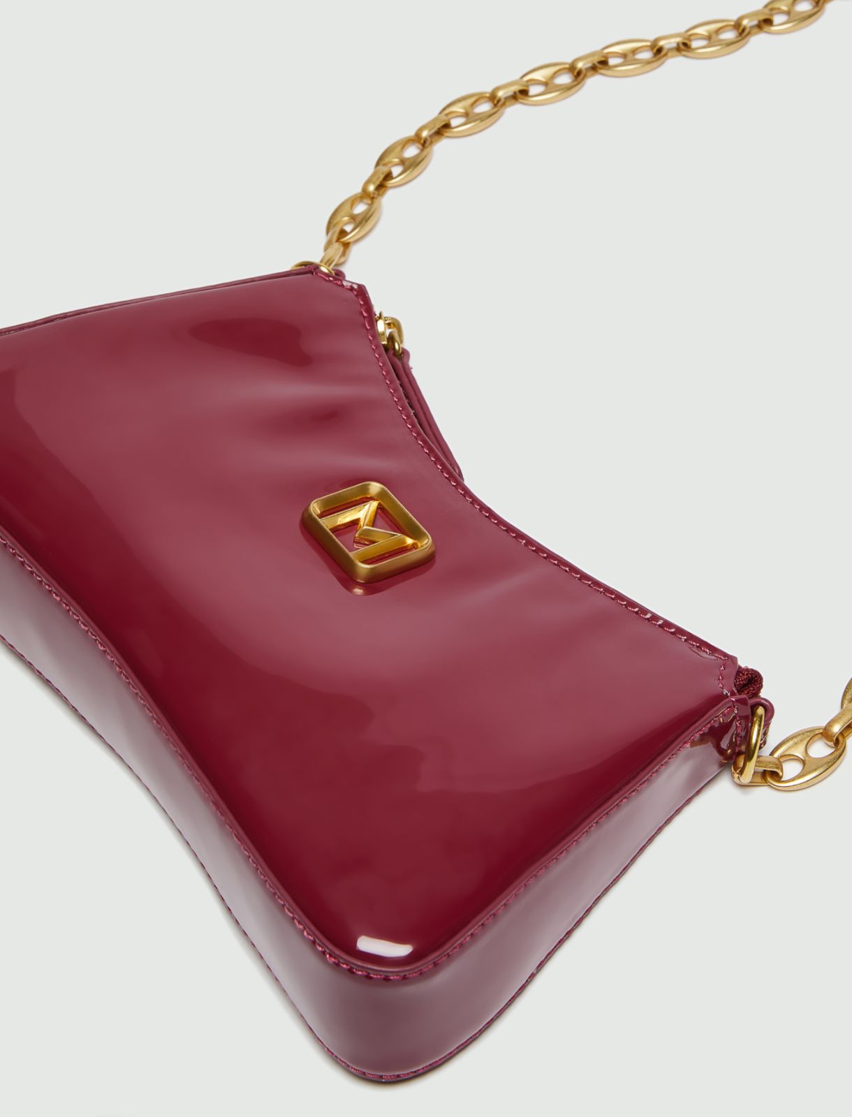 Patent leather bag - Bordeaux - Marella - 4