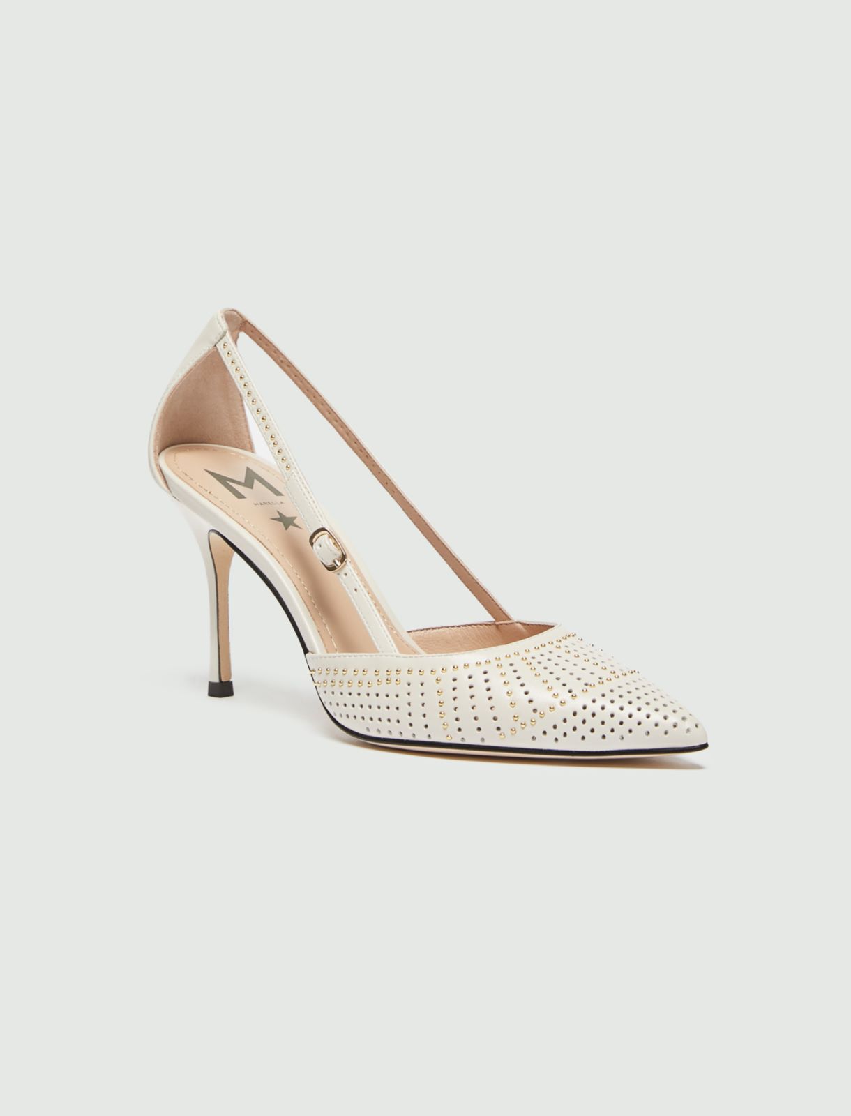 Slingback heels - White - Marella - 2