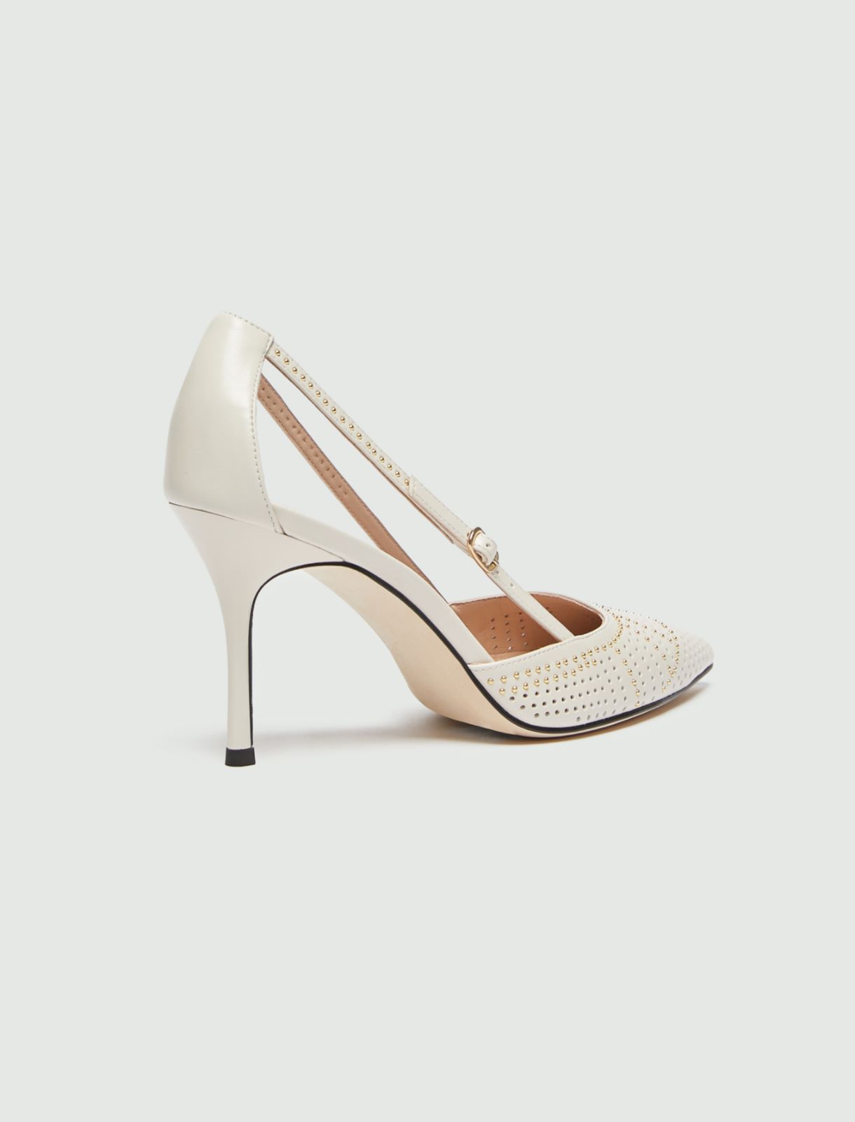 Slingback heels - White - Marella - 3