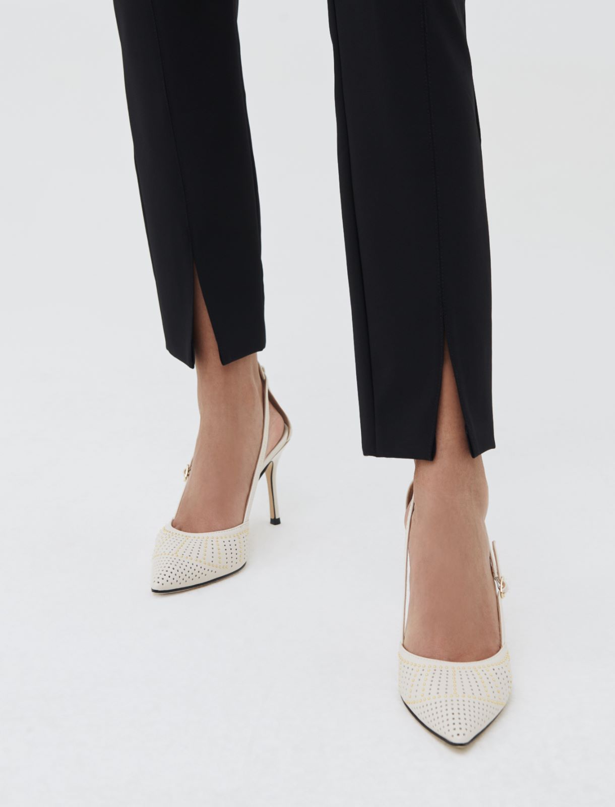 Slingback heels - White - Marella - 5