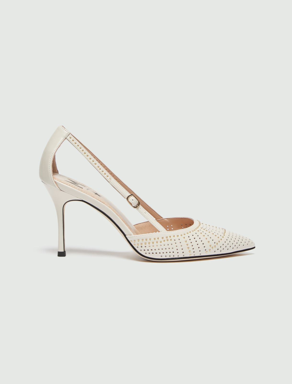 Slingback heels - White - Marina Rinaldi