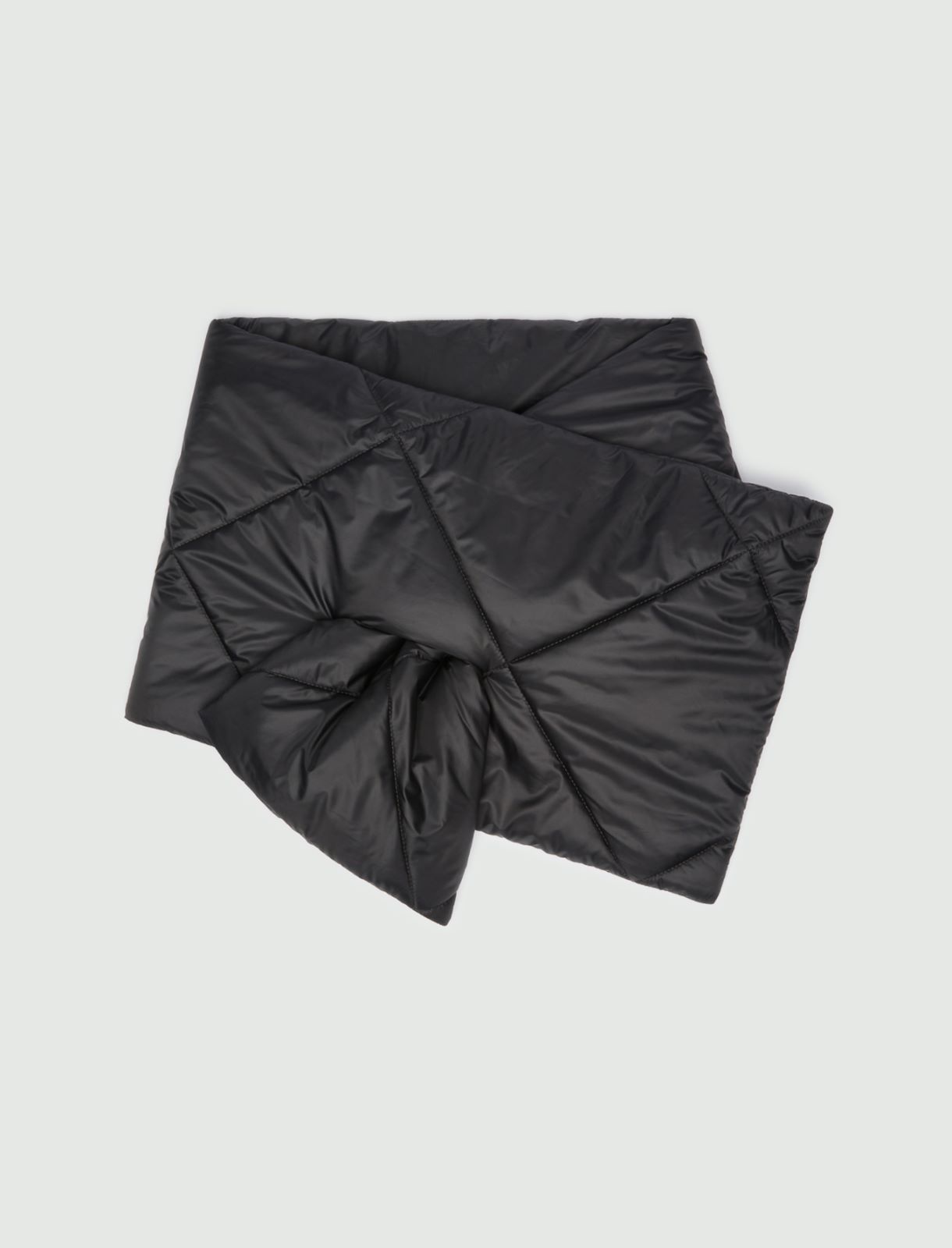 Quilted scarf , dark grey | Marella