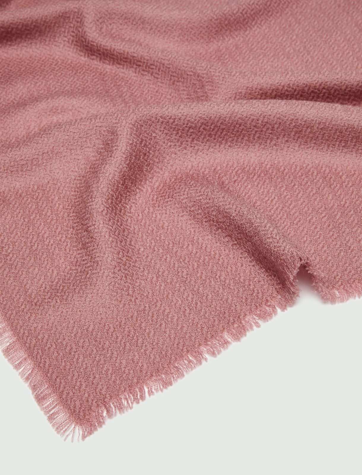 Wool stole , pink - Marella