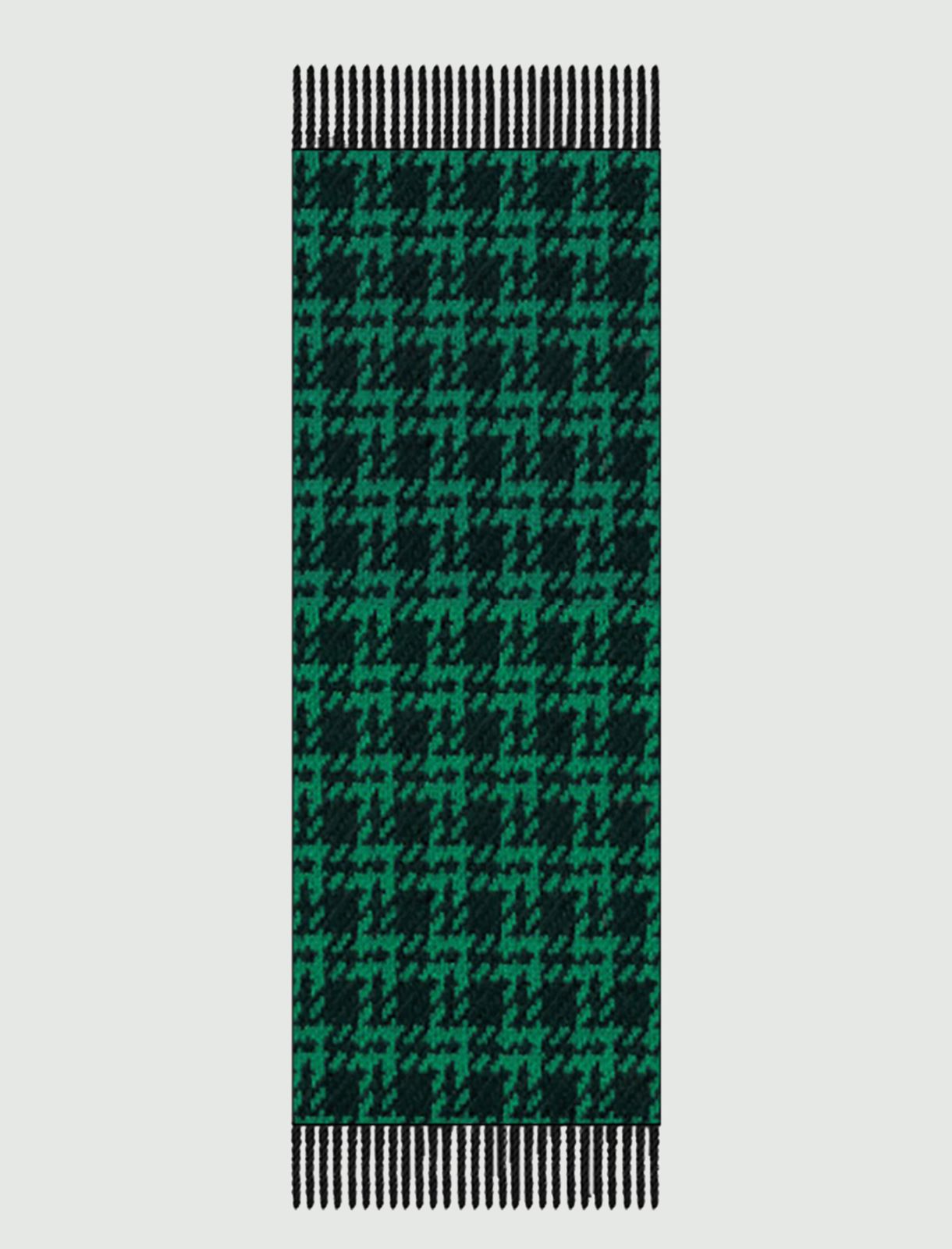 Jacquard scarf - Green - Marella - 3