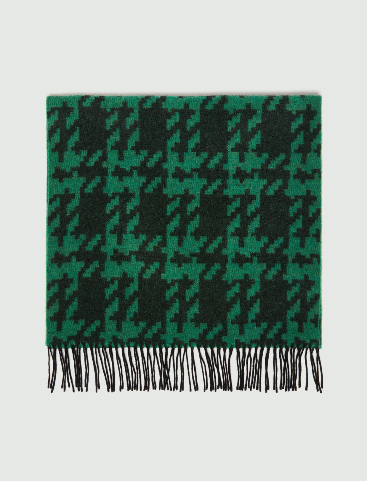 Jacquard scarf - Green - Marina Rinaldi