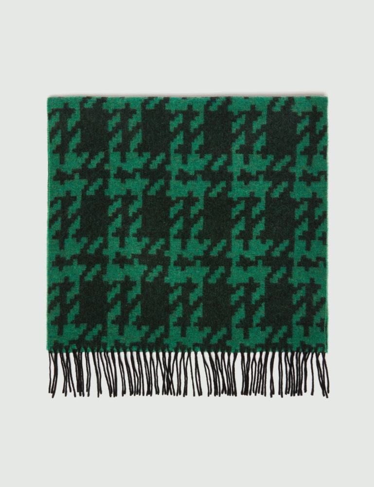 Jacquard scarf - Green - Marella
