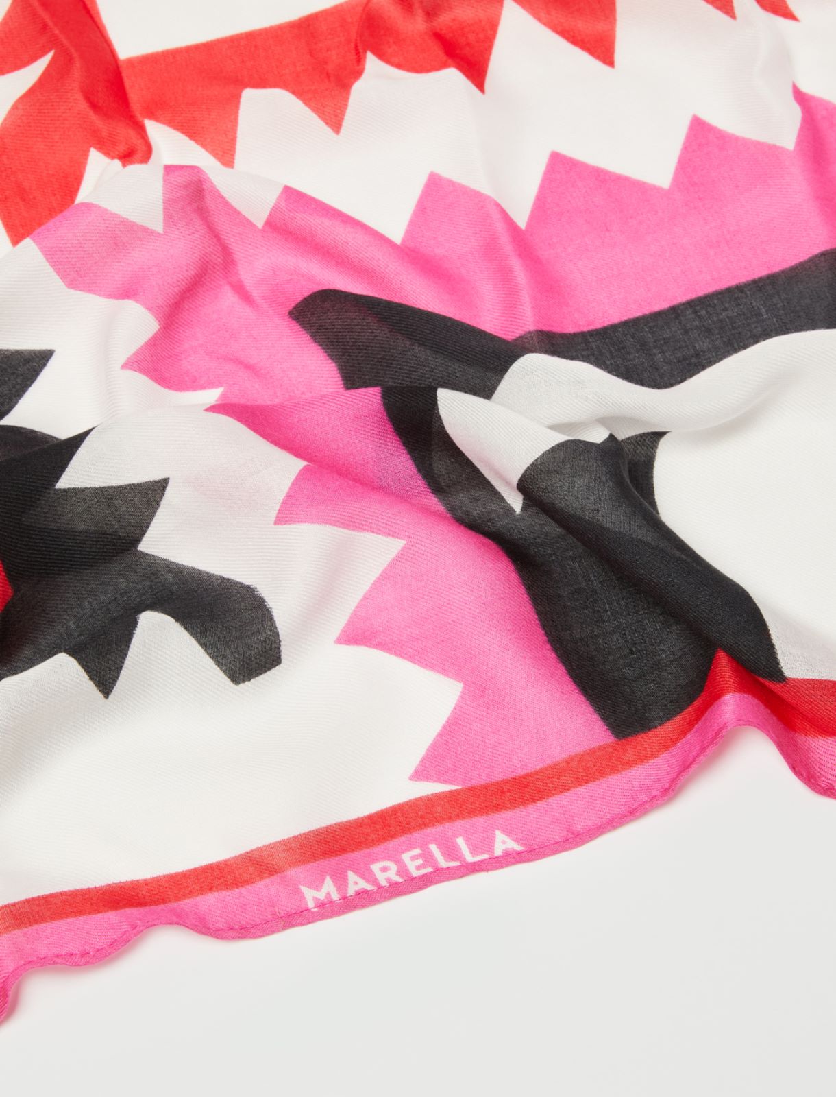 Patterned stole, pink - Marella