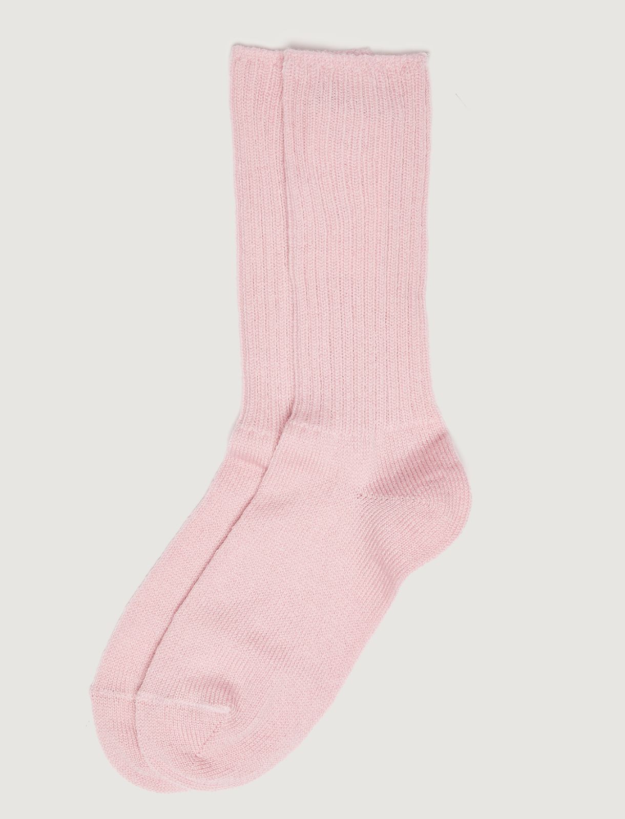 Rib-knit socks - Bordeaux - Marina Rinaldi