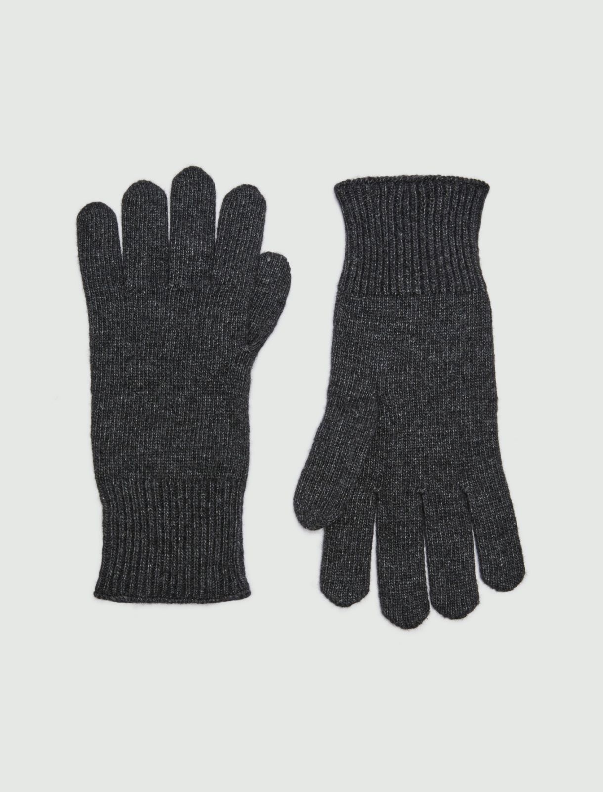Wool and cashmere gloves  - Platinum - Marella - 2