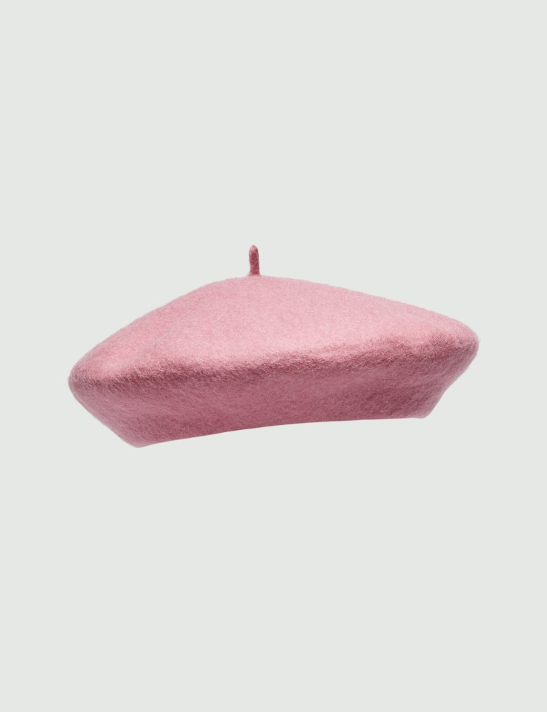 Wool beret - Pink - Marella