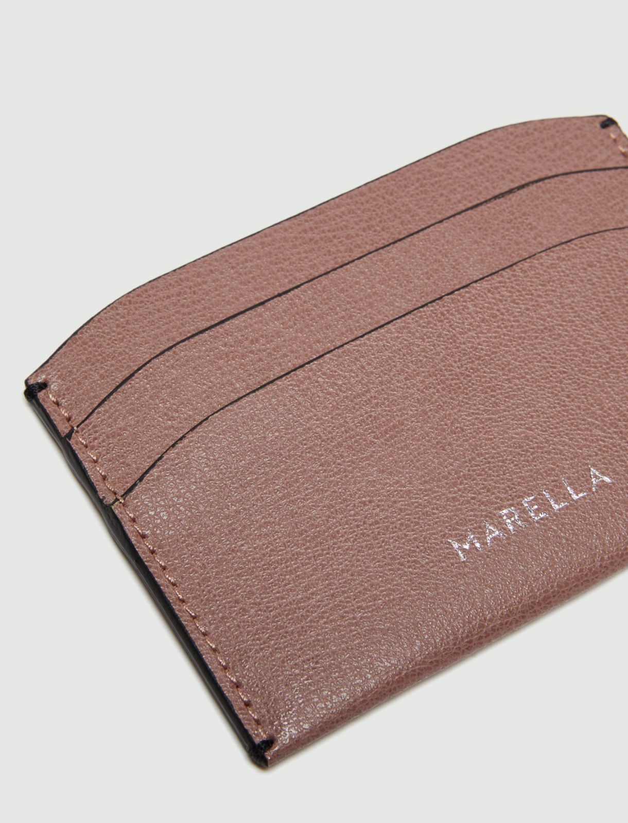 Leather card holder  - Antique rose - Marella - 2