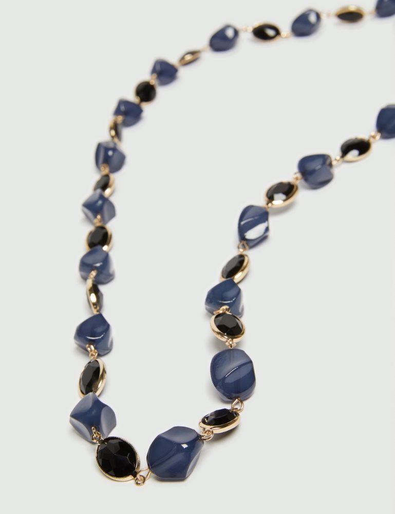 Lange Halskette - Blau - Marella - 2