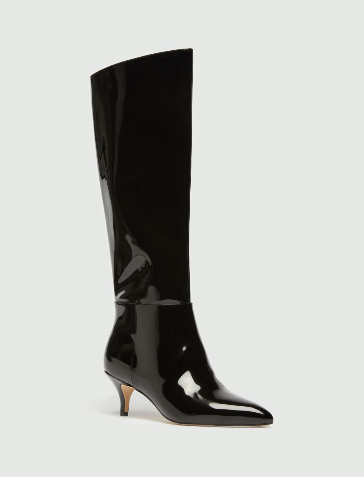 Patent leather boots - Black - Marella - 2