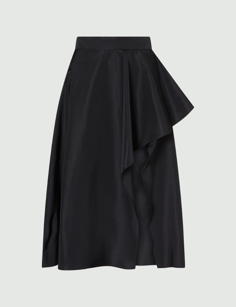 Taffeta skirt - Black - Marella - 2