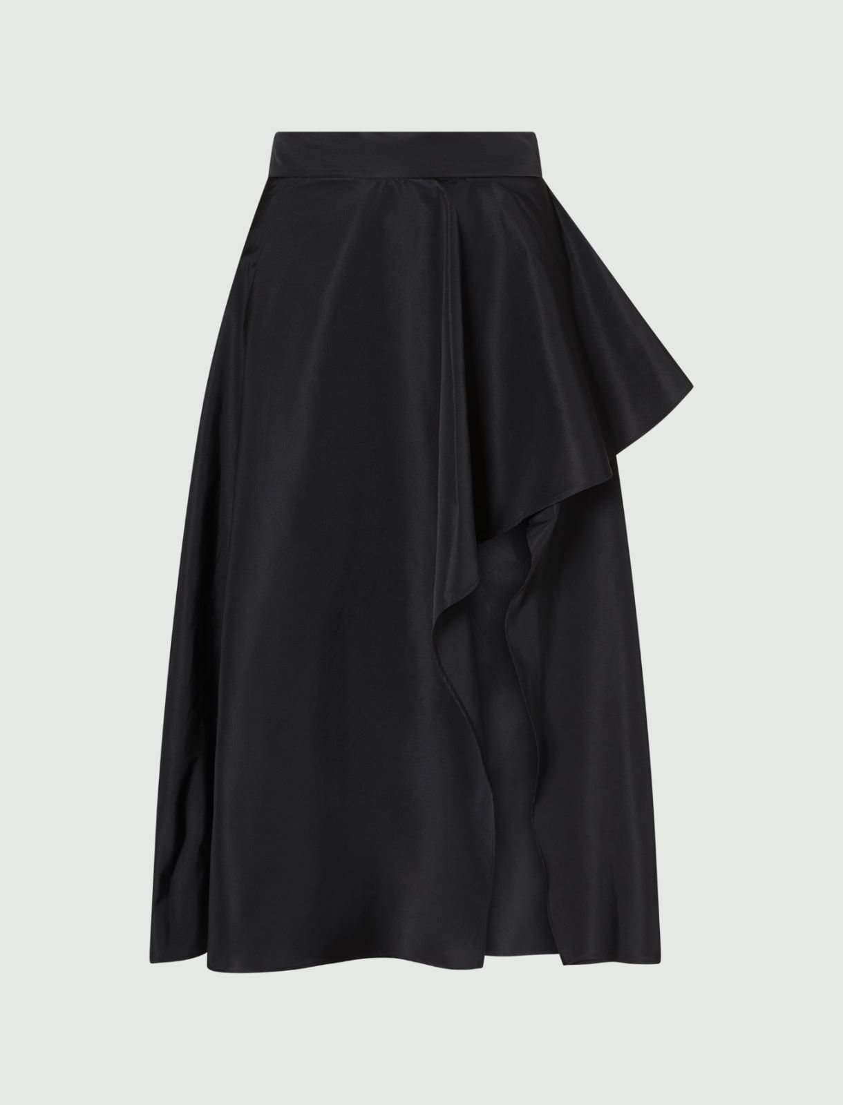 Taffeta skirt - Black - Marina Rinaldi