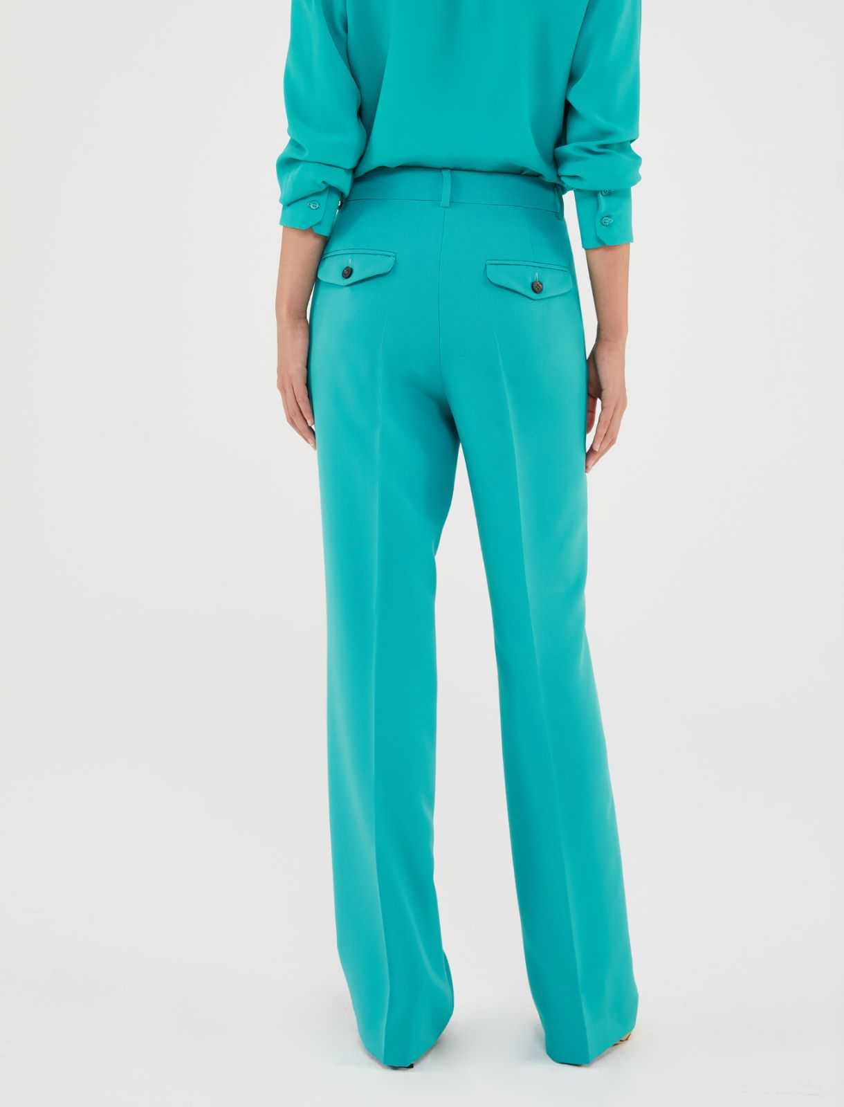 Cady trousers - Water green - Marella - 2