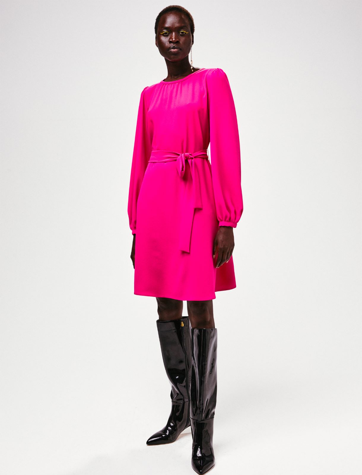 Flared dress, fuchsia - Marella