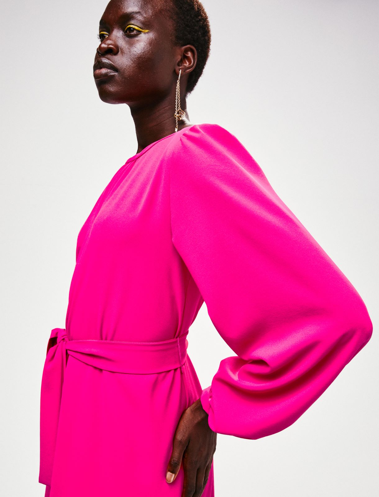 Flared dress, fuchsia - Marella