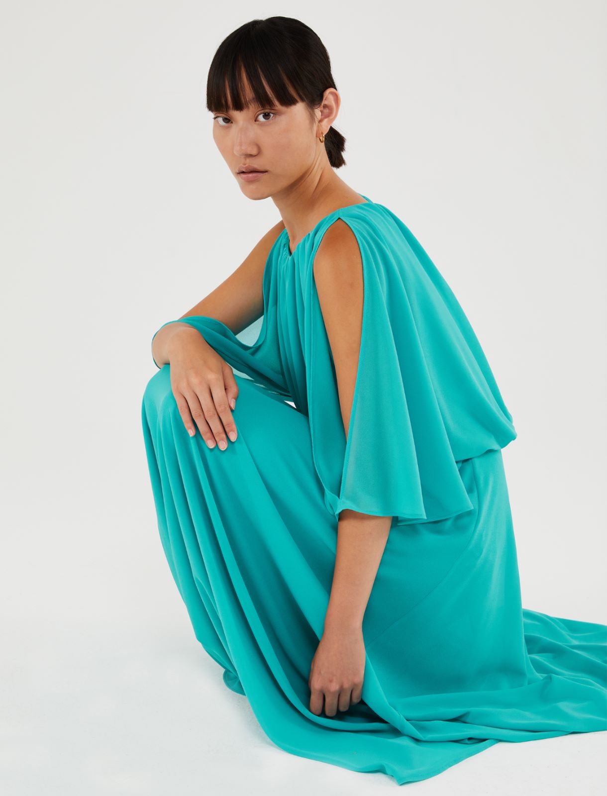 Long dress - Green - Marina Rinaldi - 4