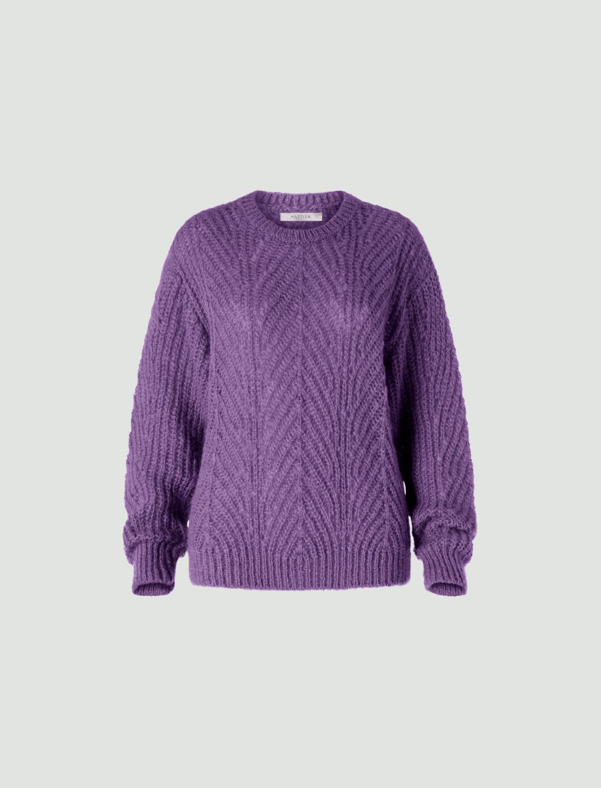 Boxy sweater - Lilac - Marina Rinaldi