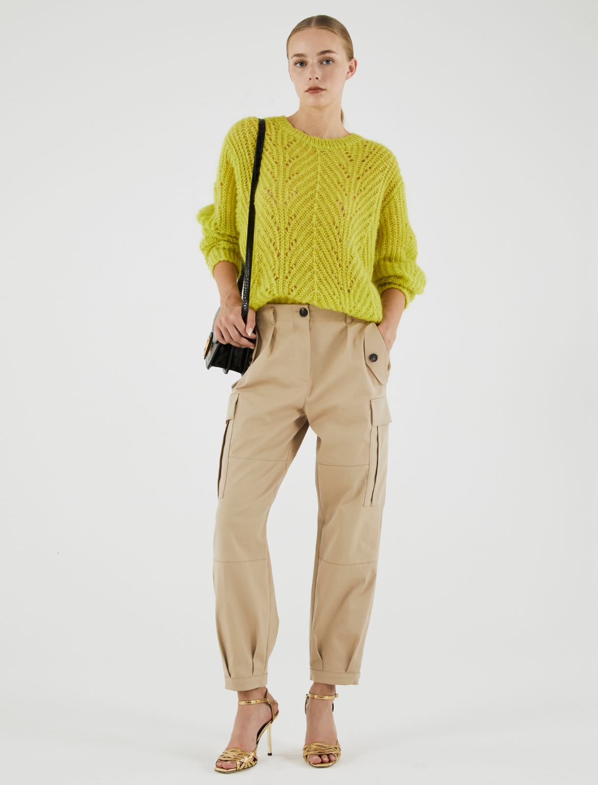 Boxy sweater - Lemon - Marina Rinaldi