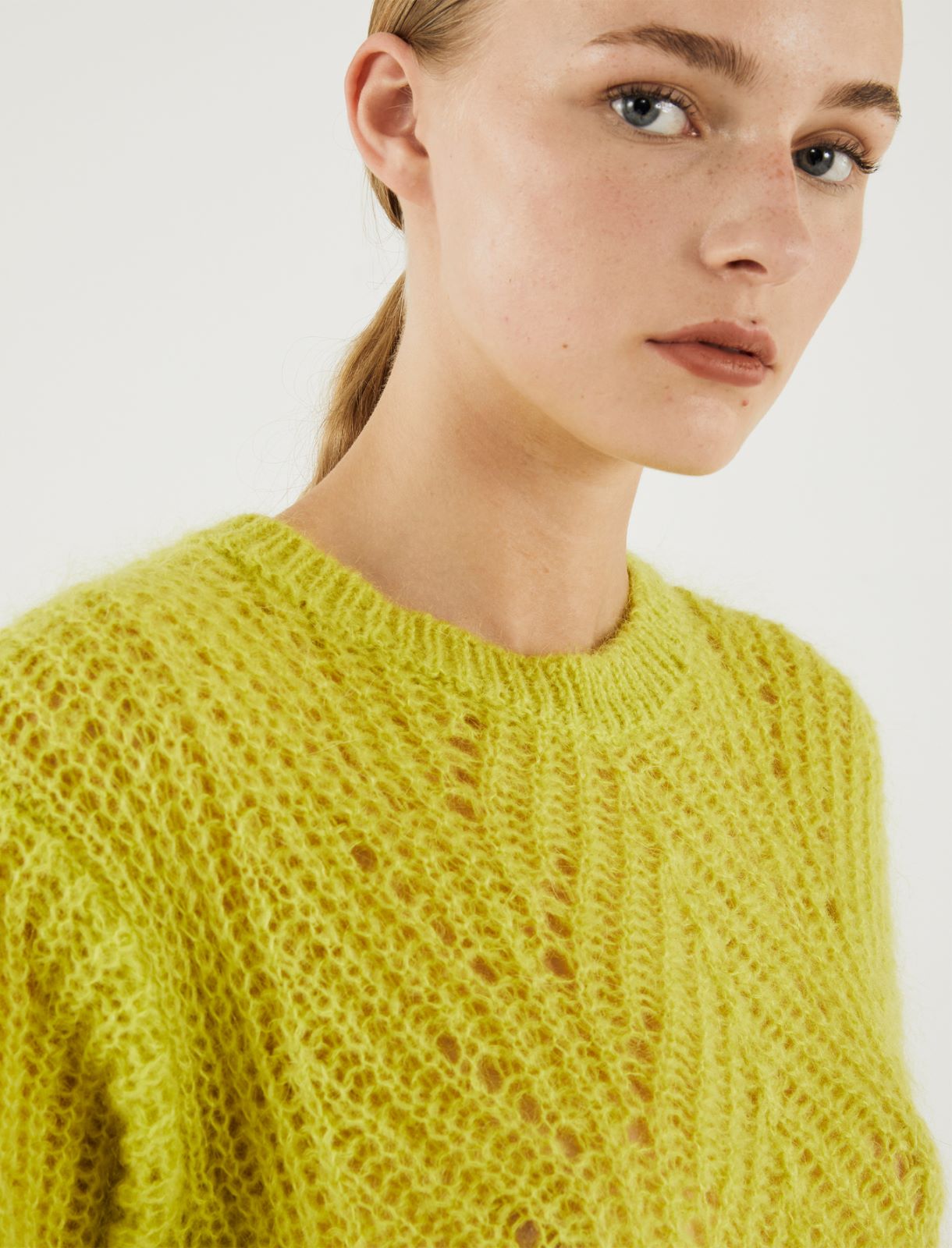 Boxy sweater - Lemon - Marina Rinaldi - 4