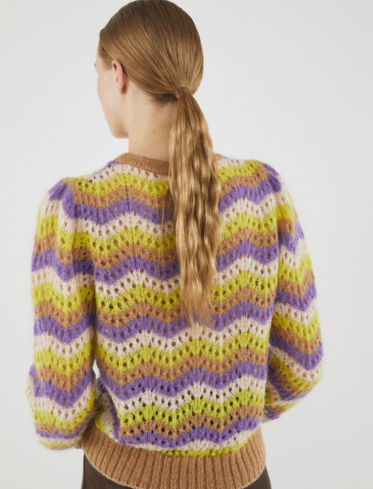 Mohair-blend sweater - Purple - Marella - 2