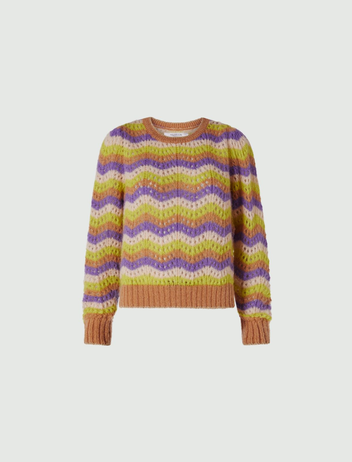 Mohair-blend sweater - Purple - Marella - 5