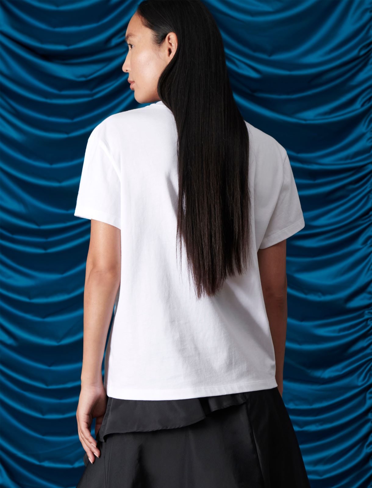 Sequinned T-shirt - Optical white - Marina Rinaldi - 2