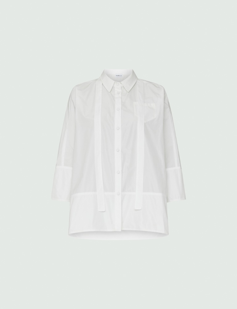 Poplin shirt - White - Marina Rinaldi - 2