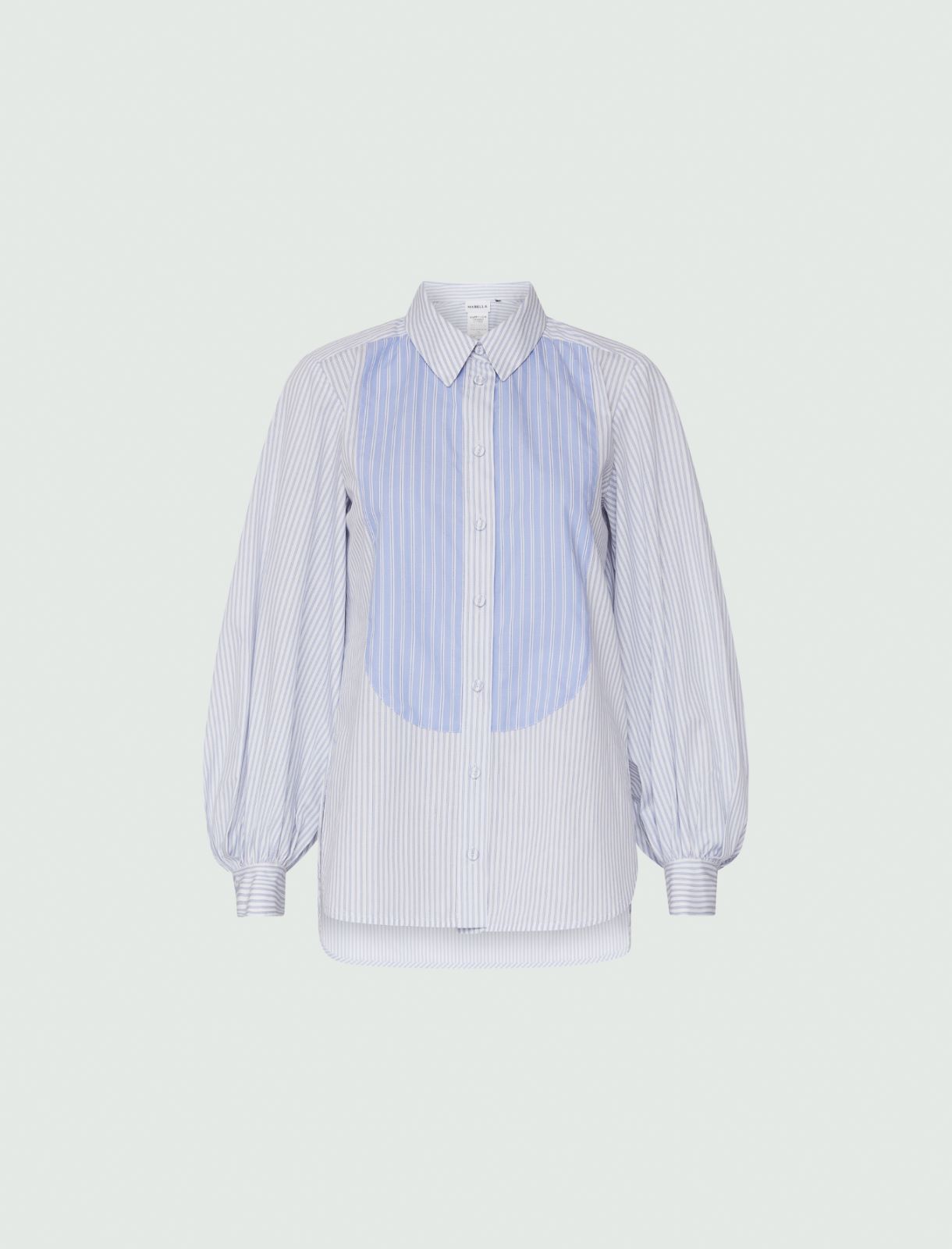 Poplin shirt - Sky-blue - Marella - 5
