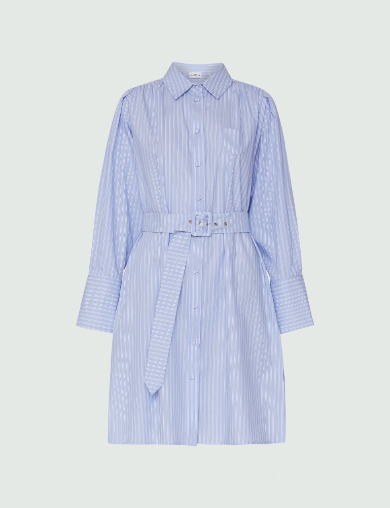 Shirt dress - Light blue - Marina Rinaldi - 2