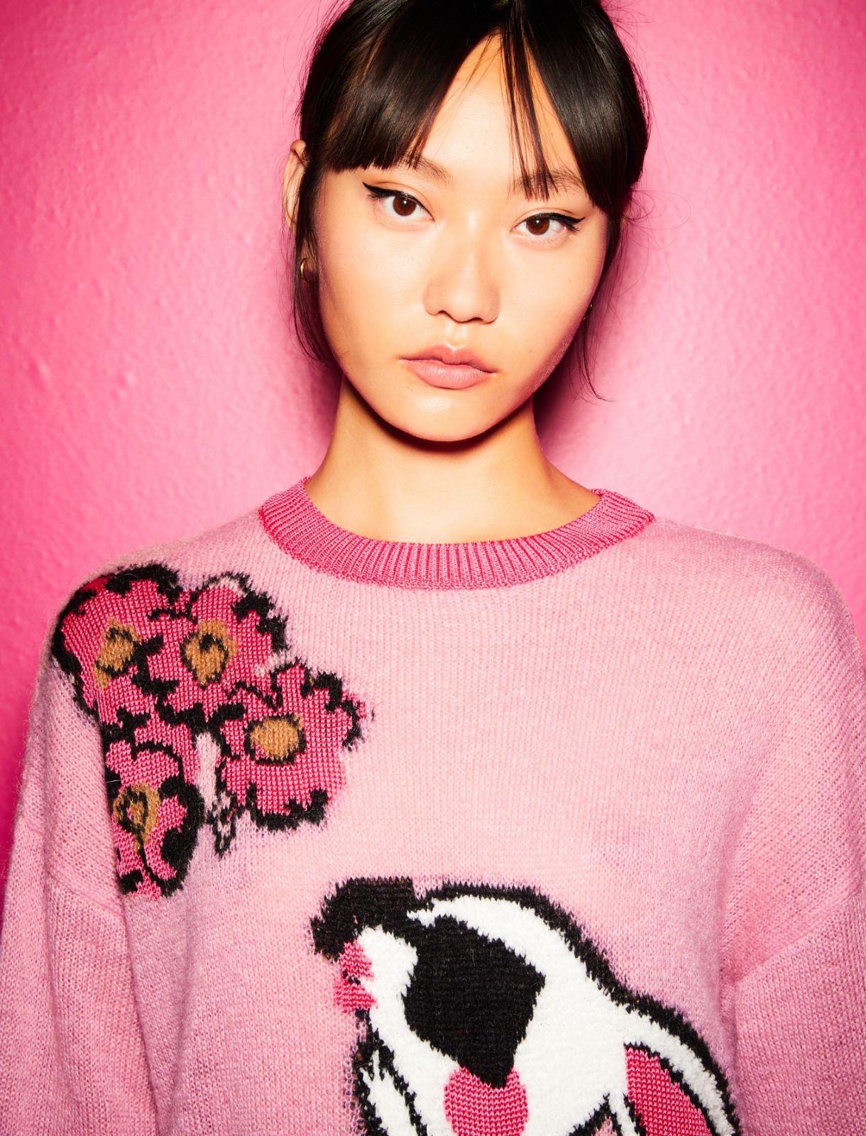 Mohair sweater - Pink - Marina Rinaldi - 4