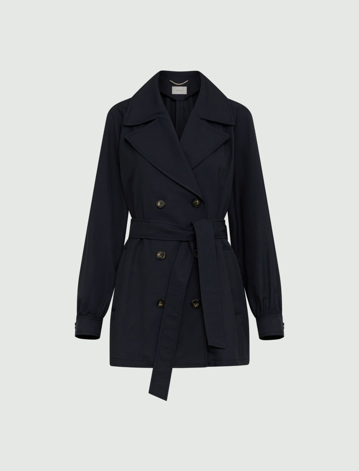 Short trench coat, navy | Marella
