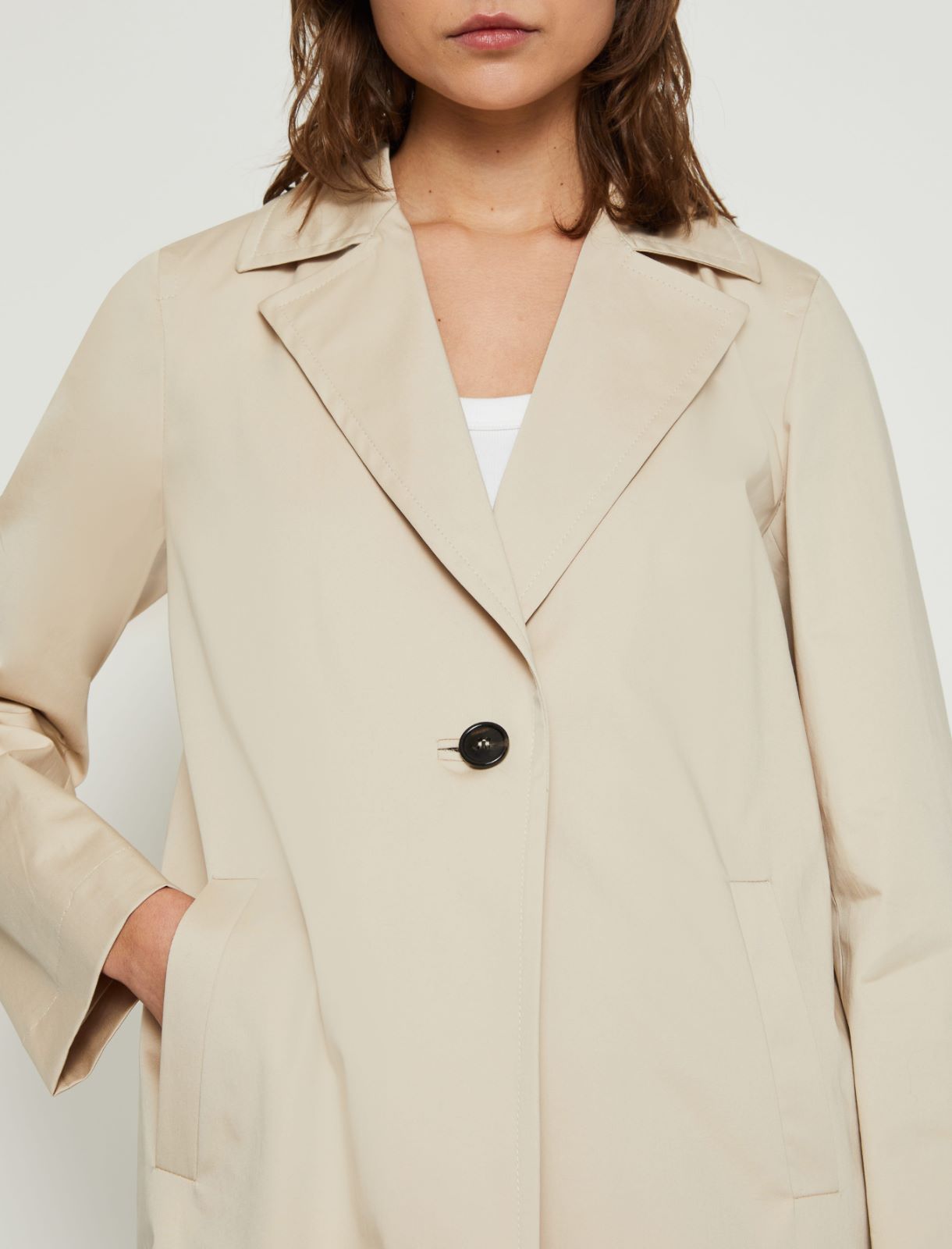 Water-repellent trench coat - Beige - Marina Rinaldi - 4