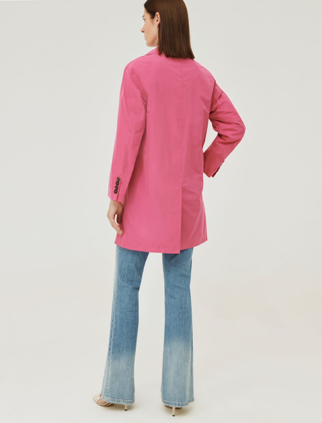 Water-repellent duster coat - Shocking pink - Marina Rinaldi - 2