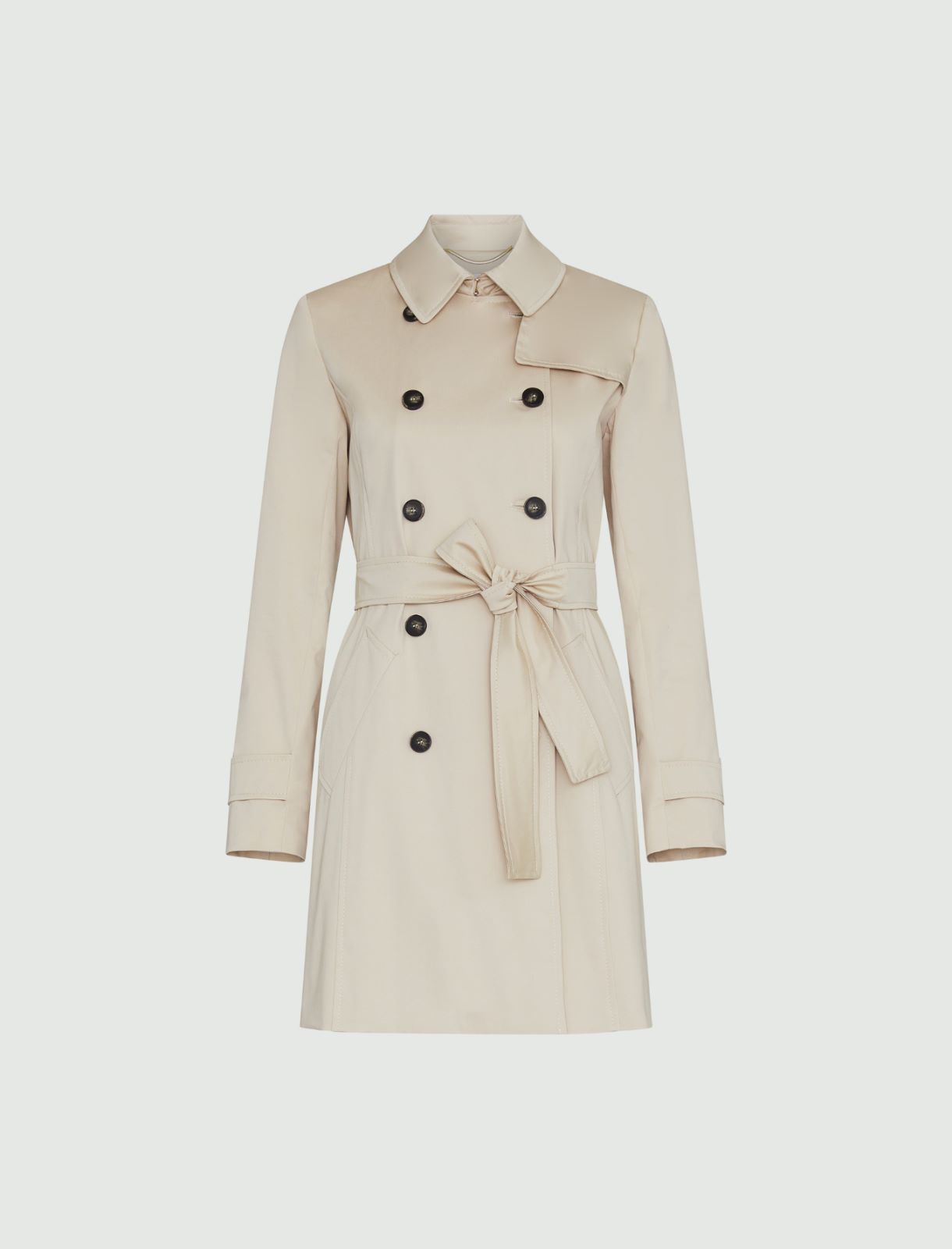 Double-breasted trench coat - Beige - Marella - 5