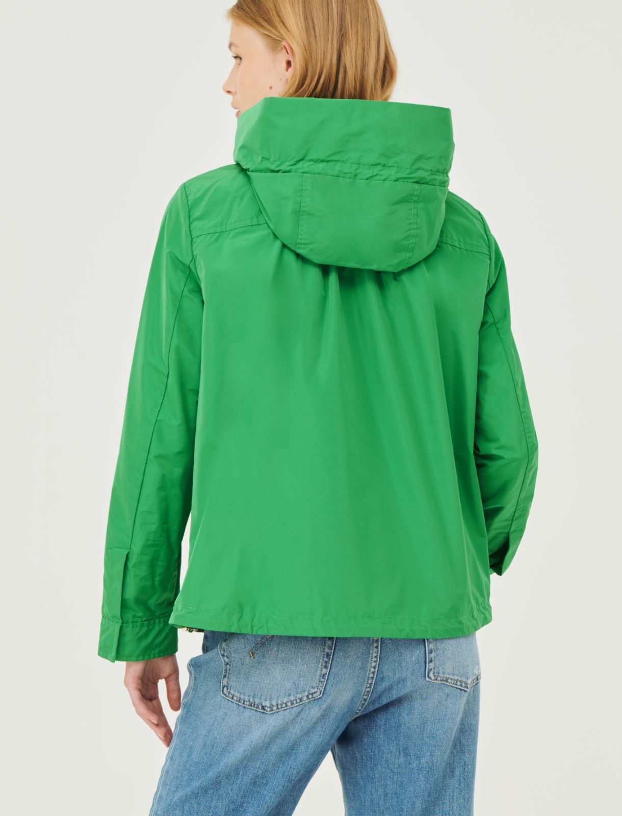 Hooded jacket - Green - Marina Rinaldi - 2
