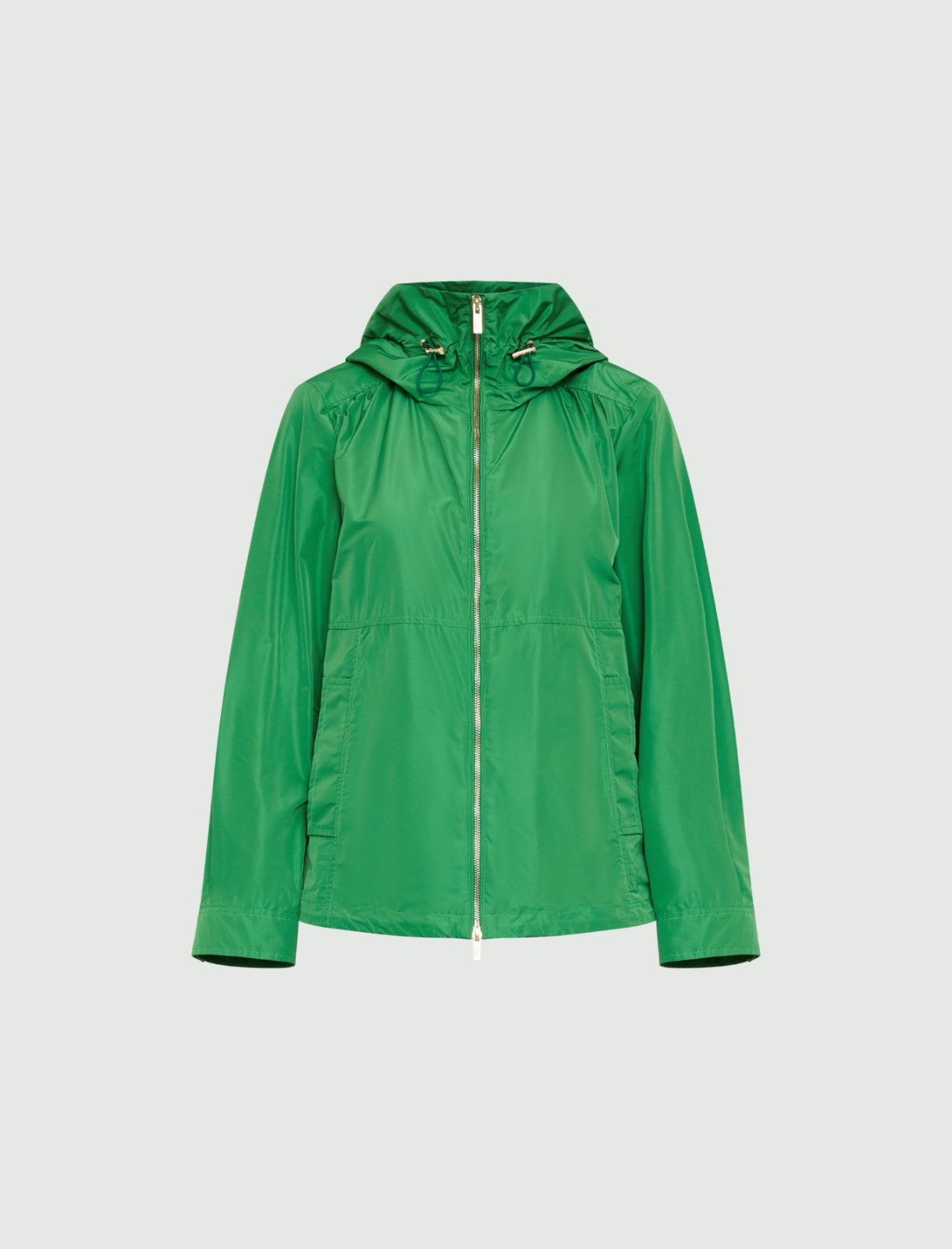 Hooded jacket - Green - Marella - 5