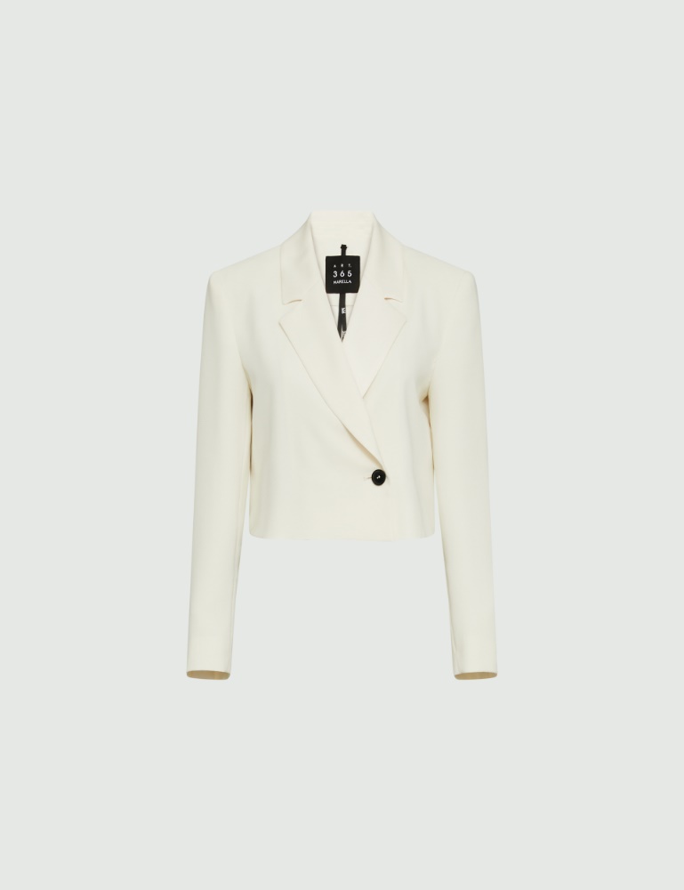 Short blazer - Wool white - Marella - 2