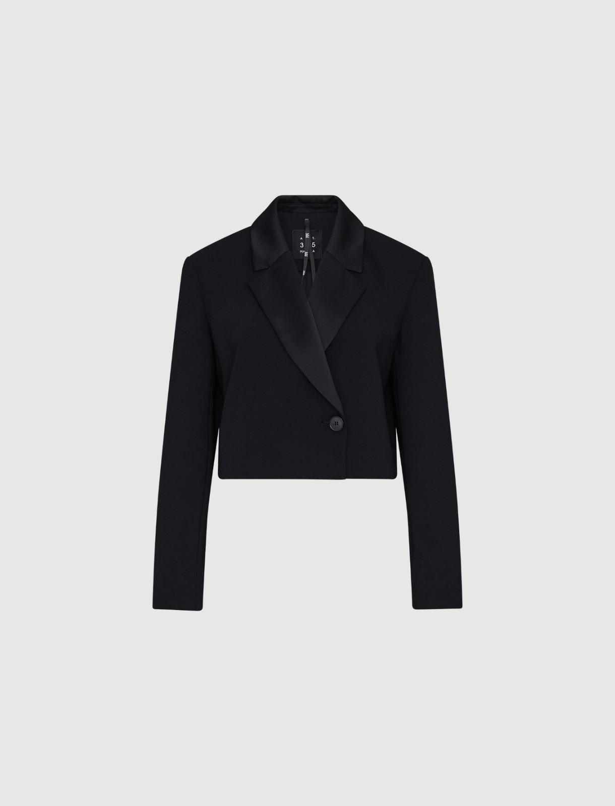 Short blazer - Black - Marina Rinaldi - 5