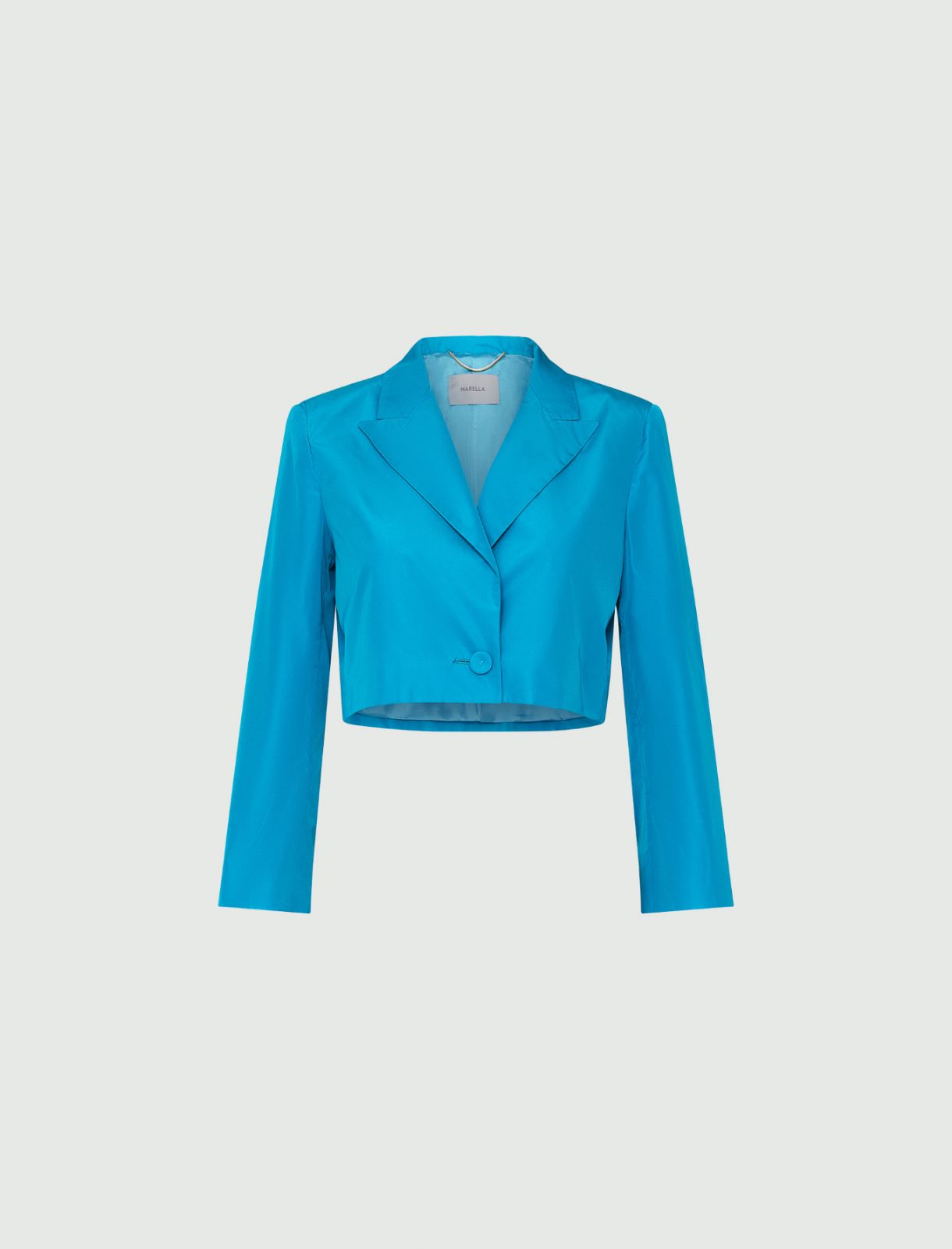 Taffeta blazer, turquoise | Marella