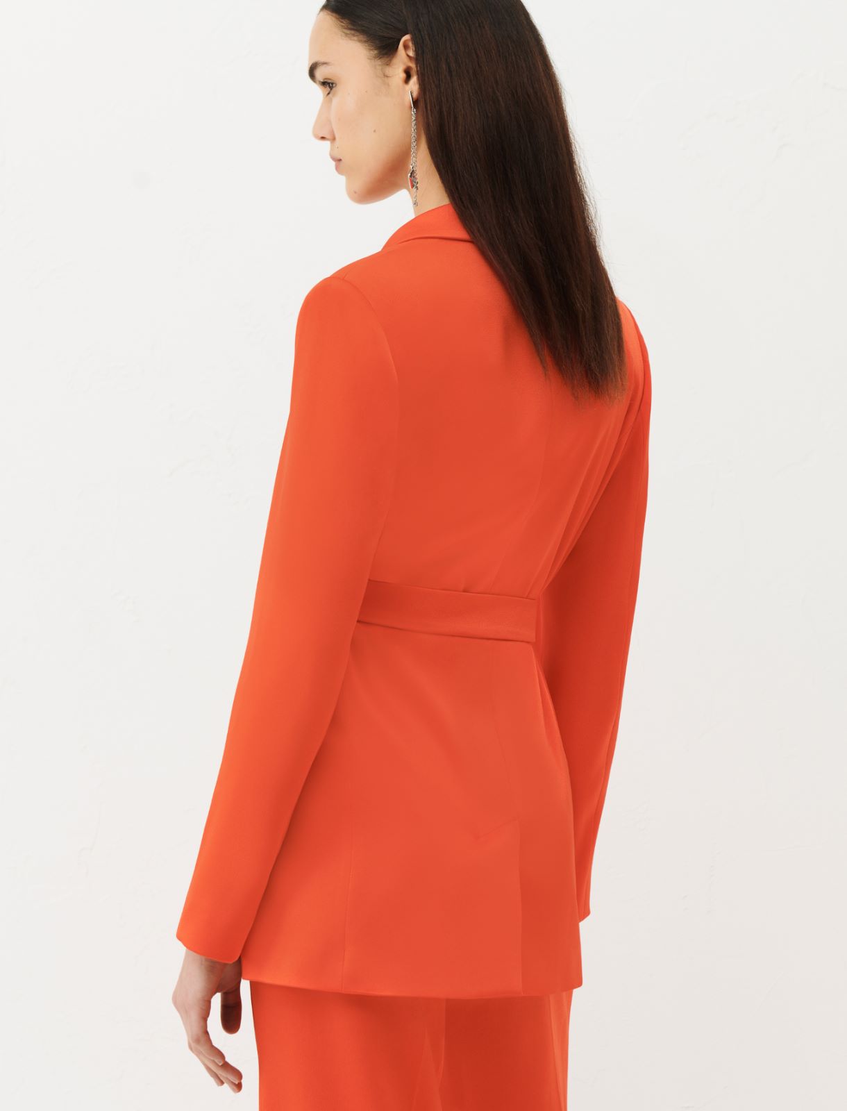 Long blazer - Orange - Marina Rinaldi - 2