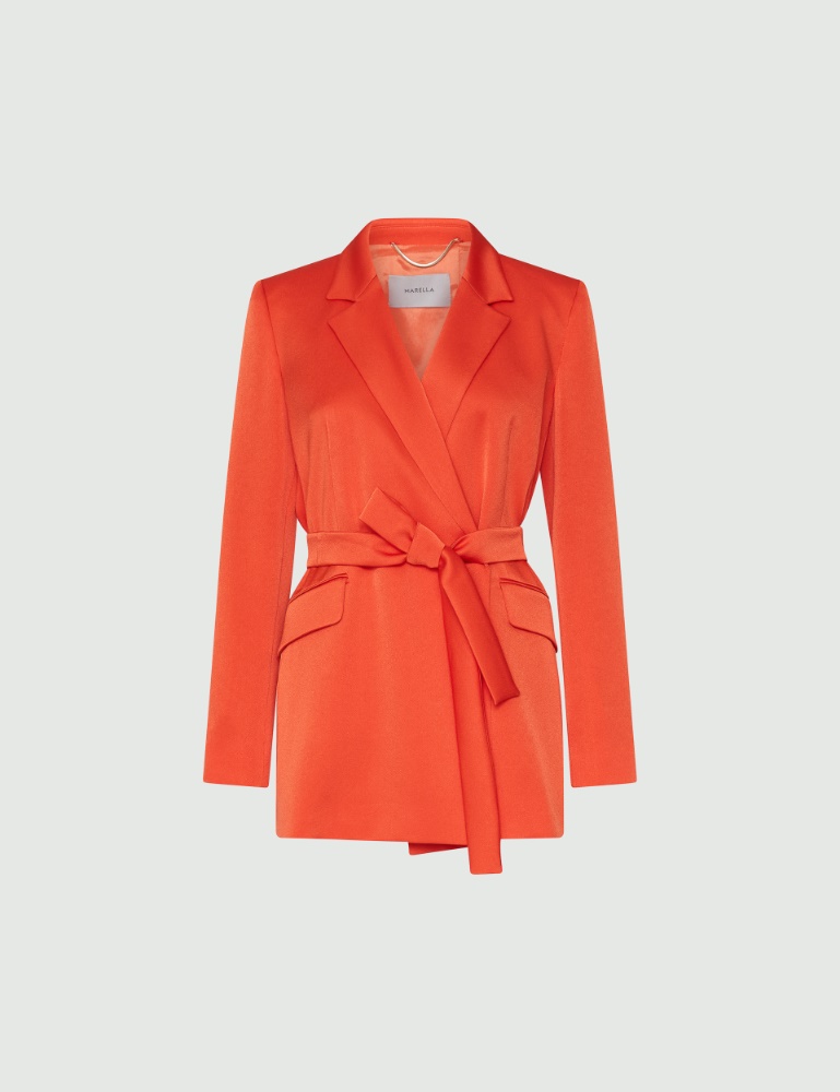 Long blazer - Orange - Marina Rinaldi - 2
